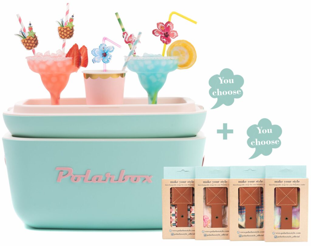 1 Polarbox 21Qts Classic + 1 PrinkStyle Leather Retro coolers